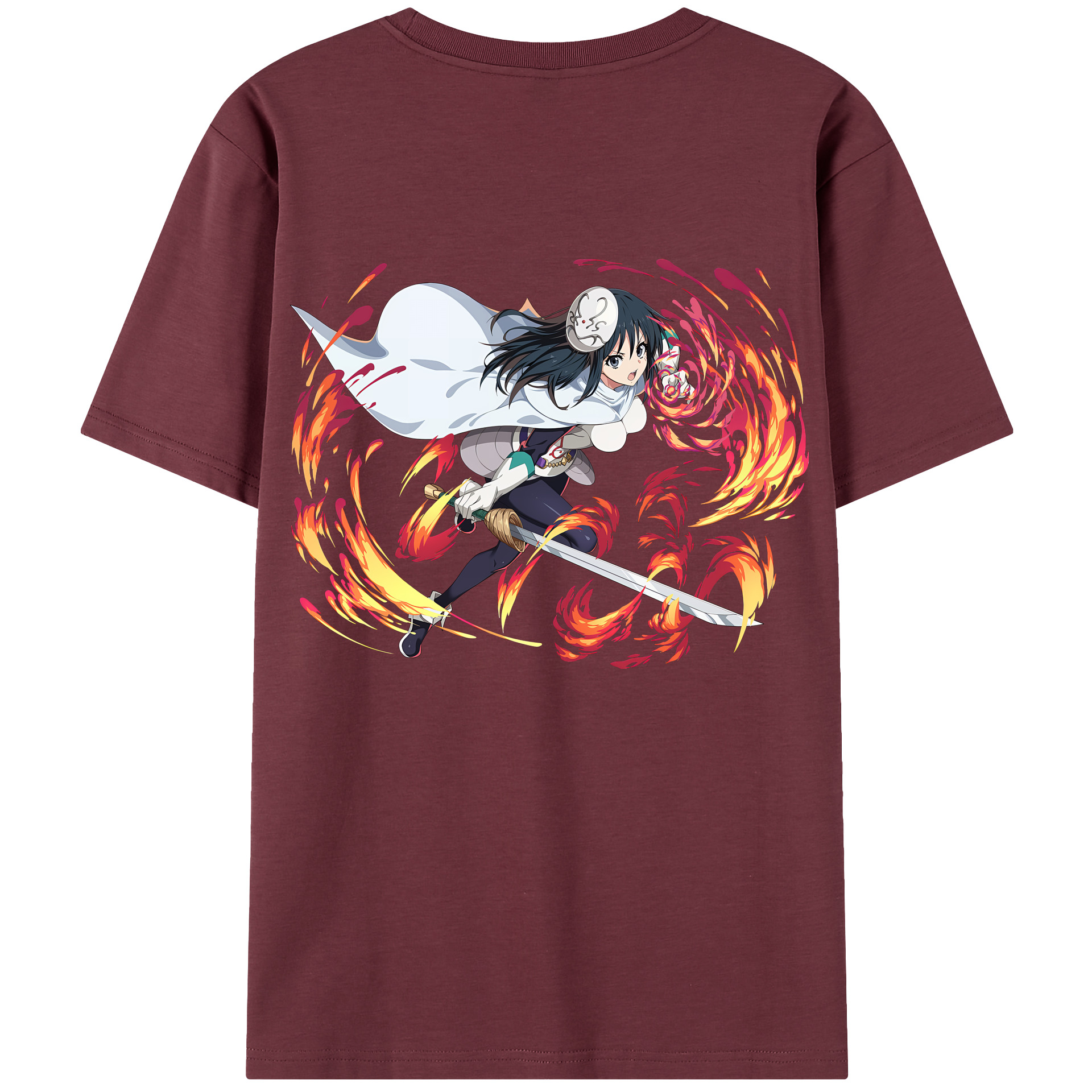 （画像用） 転スラ Regarding Reincarnated to Slime 綿100％半袖Tシャツ（背面プリント）